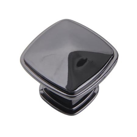 Utopia Alley Merle Deco Square Cabinet Knob Weathered Nickel 1-1/4 inch Single HW341PLGM021